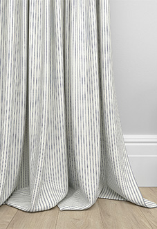 Laura Ashley Candy Stripe, French Navy - Made to Measure Curtains